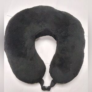 Plush Black and zebra striped Travel Neck Pillow #gift